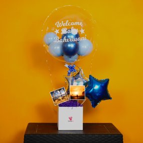 Welcome Baby Balloon Bucket 