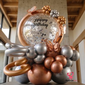 Rosegold Birthday Bouquet