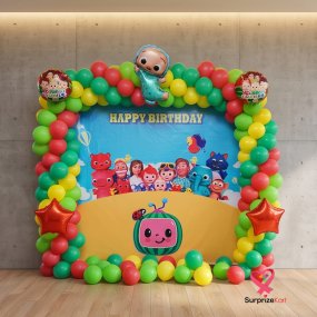 Coco melon Theme Birthday Decor