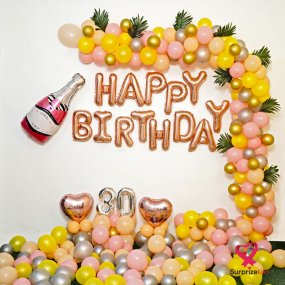 Classy Birthday Arch