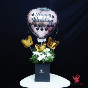 Rosegold Anniversary Bucket