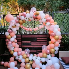 Groom To Be Peach Decor