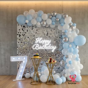 Ocean Blue Birthday Decor