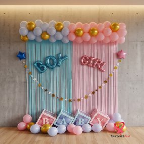 Welcome Baby Blush Decor