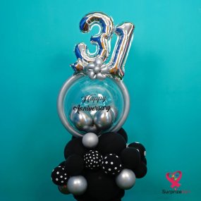Glorious Anniversary Balloon Bouquet