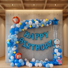 Doremon Theme Birthday Decor
