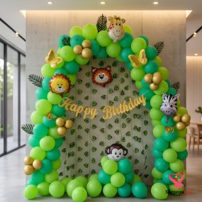 Jungle Theme Arch Decor