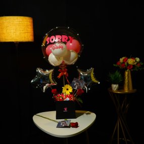 Sorry Baby Balloon Bucket