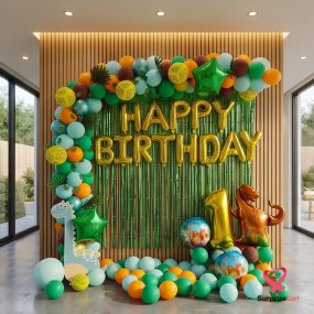 Dinosaur theme Birthday Decor